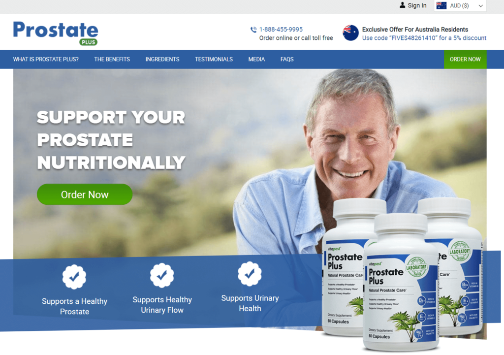 prostate plus australia website